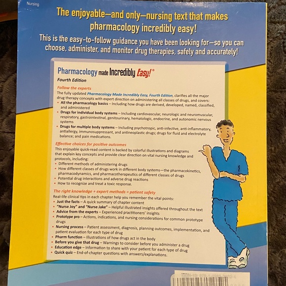 Pharmacology Made Incredibly Easy book. - Picture 3 of 3